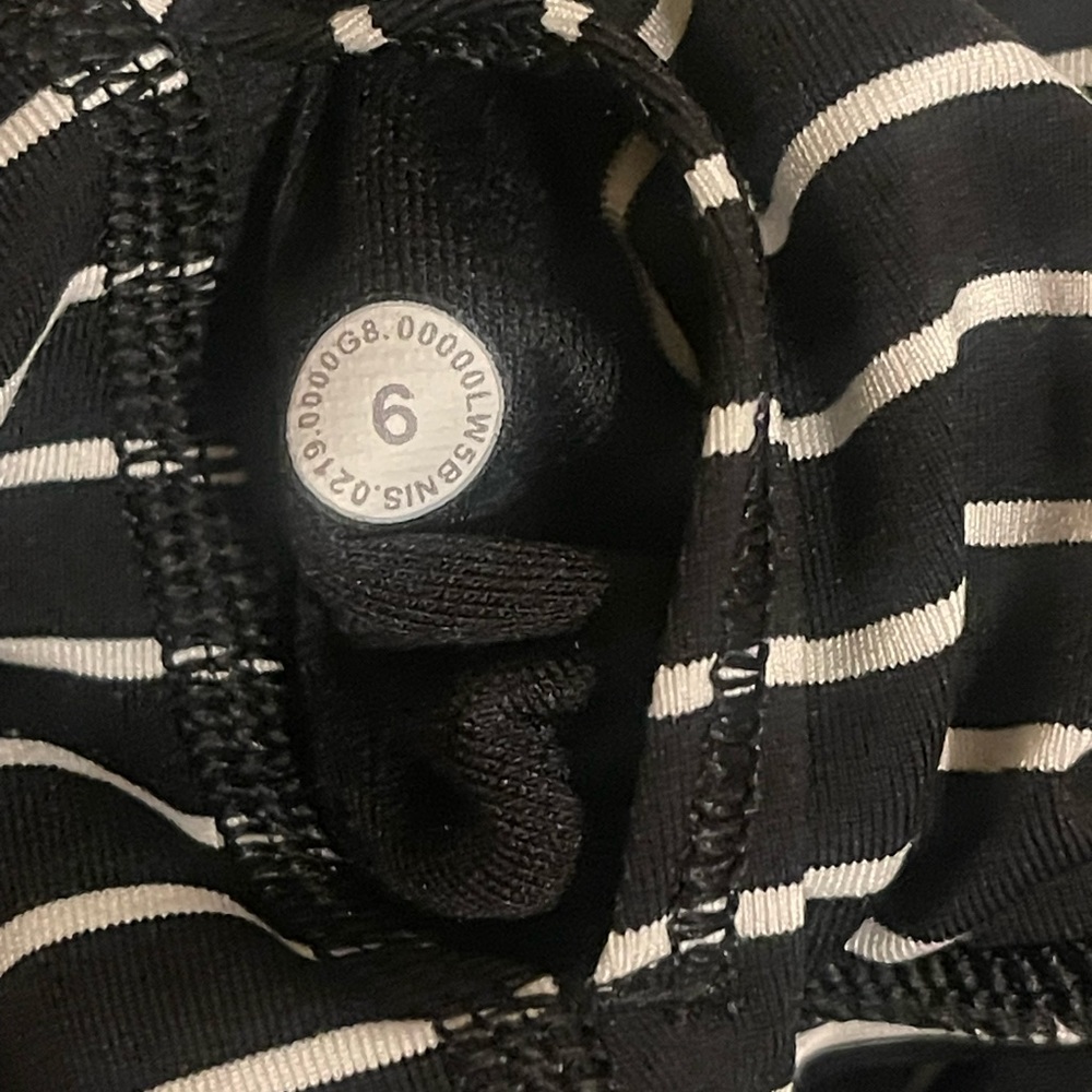 #43 Lululemon Wunder Under Pant Parallel Stripe B… - image 6